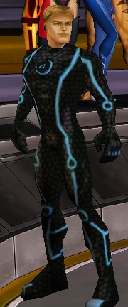 Human Torch Tron -mua1 skin-