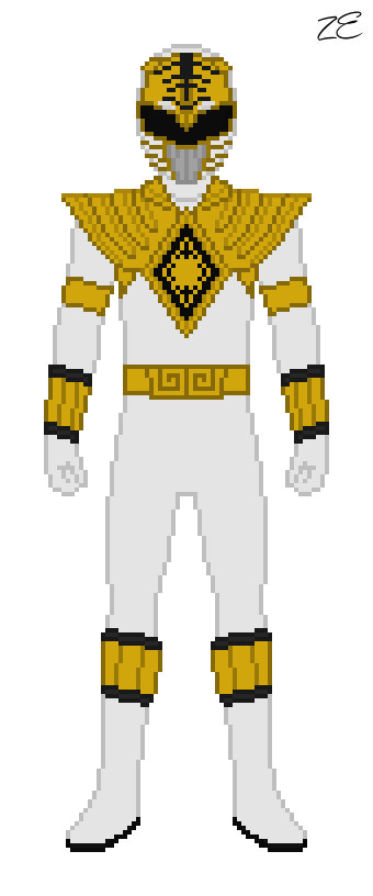 White Ranger (with Dragon Shield) by Zyuoh-Eagle on DeviantArt