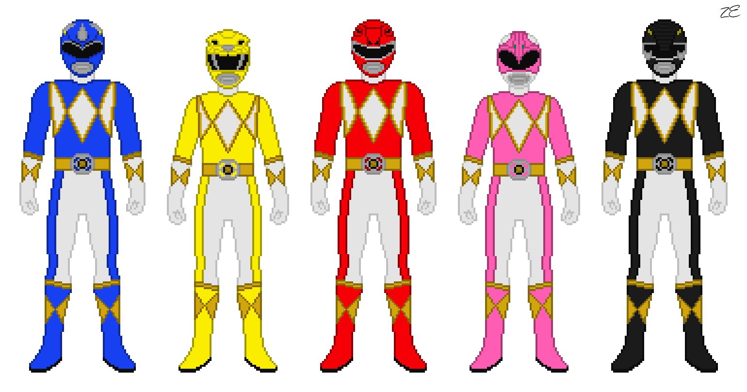 Mmpr Evolution MMPR Redesign by Zyuoh-Eagle on DeviantArt