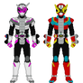 Kamen Riders Ziku and Gates