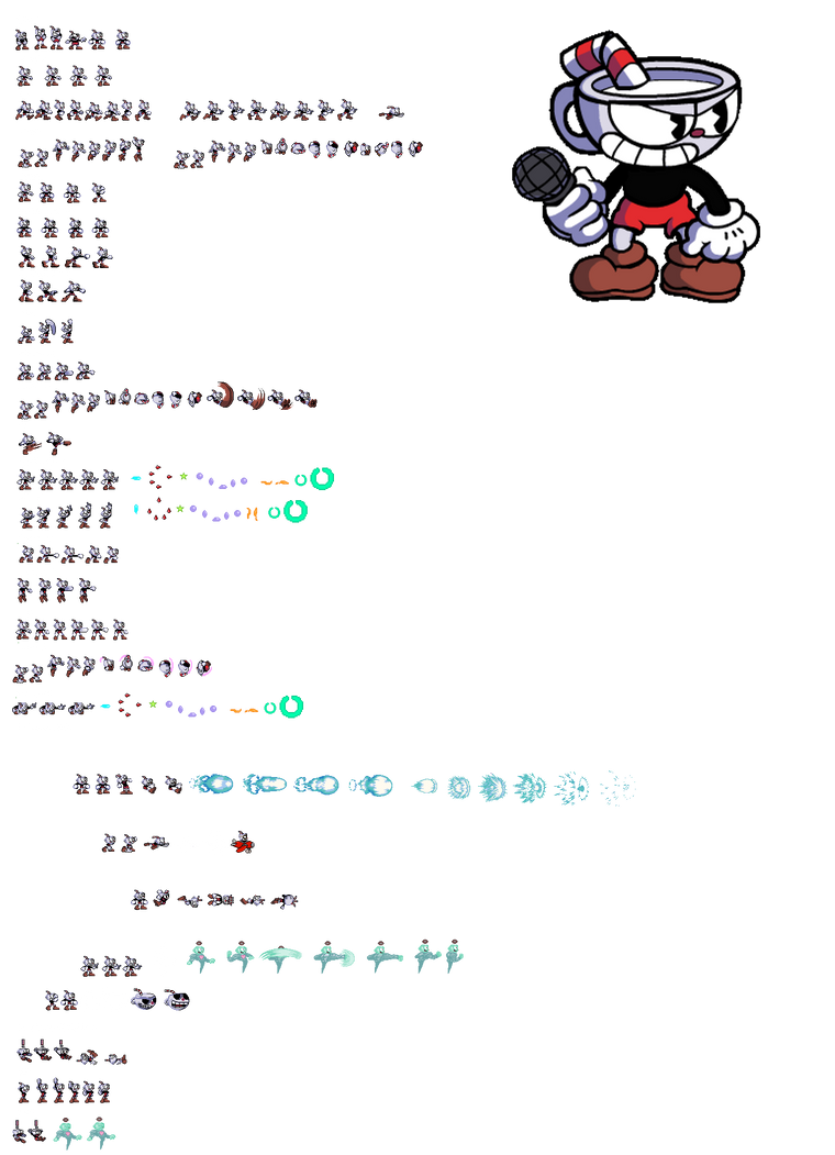 Cuphead (Indie Cross) Sprite By DsVerseBrett2 by ImDarVerse2T on DeviantArt