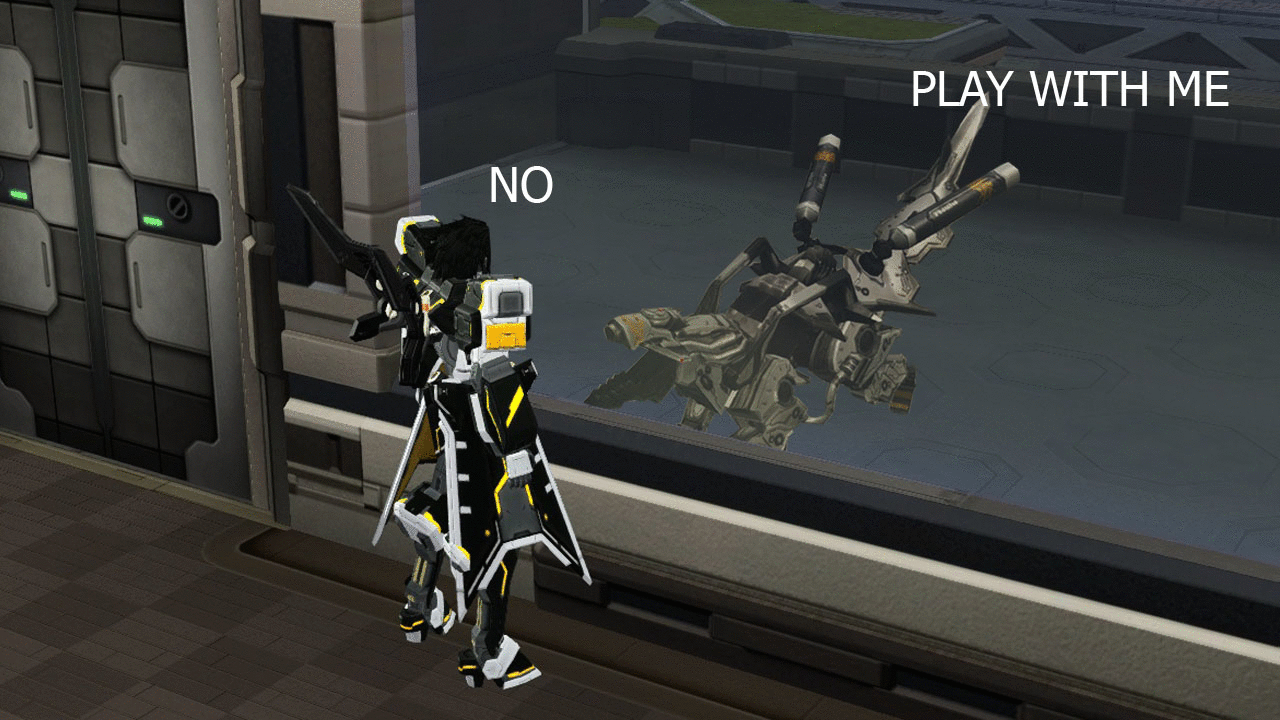 PSO2 X OC Zechs and IronWolf GIF by ZeroSenPie on DeviantArt