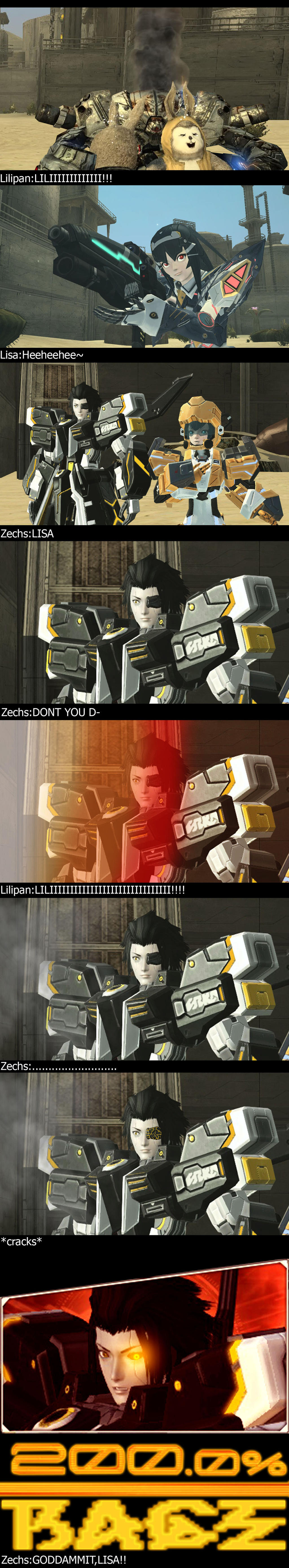 PSO2 X OC GODDAMMIT LISA by ZeroSenPie on DeviantArt