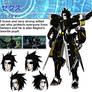 PSO2 X OC Zechs Character sheet