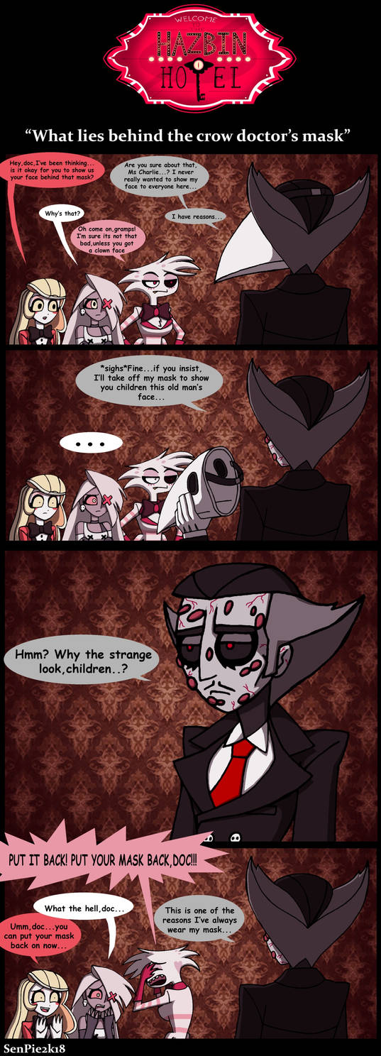 Hazbin Hotel Oc What Lies Behind The Mask By Zerosenpie On