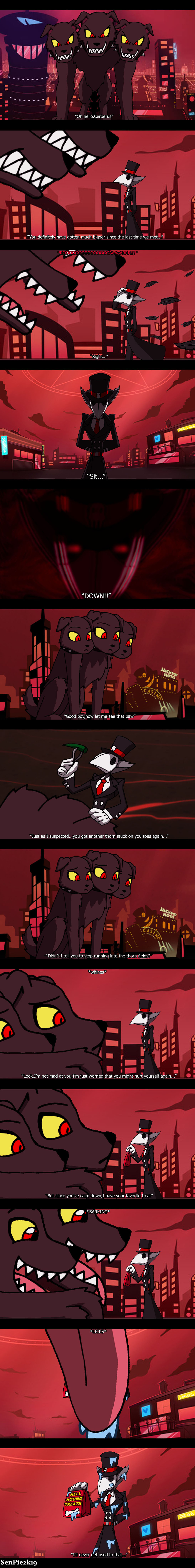 HHOC The old crow doctor and the cerberus by ZeroSenPie on DeviantArt