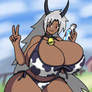Fem-Evil KaiZou in Cowgirl Bikini