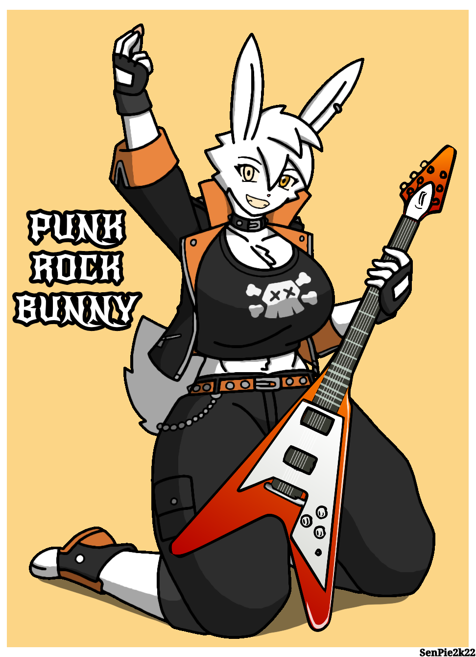 Punk Rock Bunny Katelyn by ZeroSenPie on DeviantArt