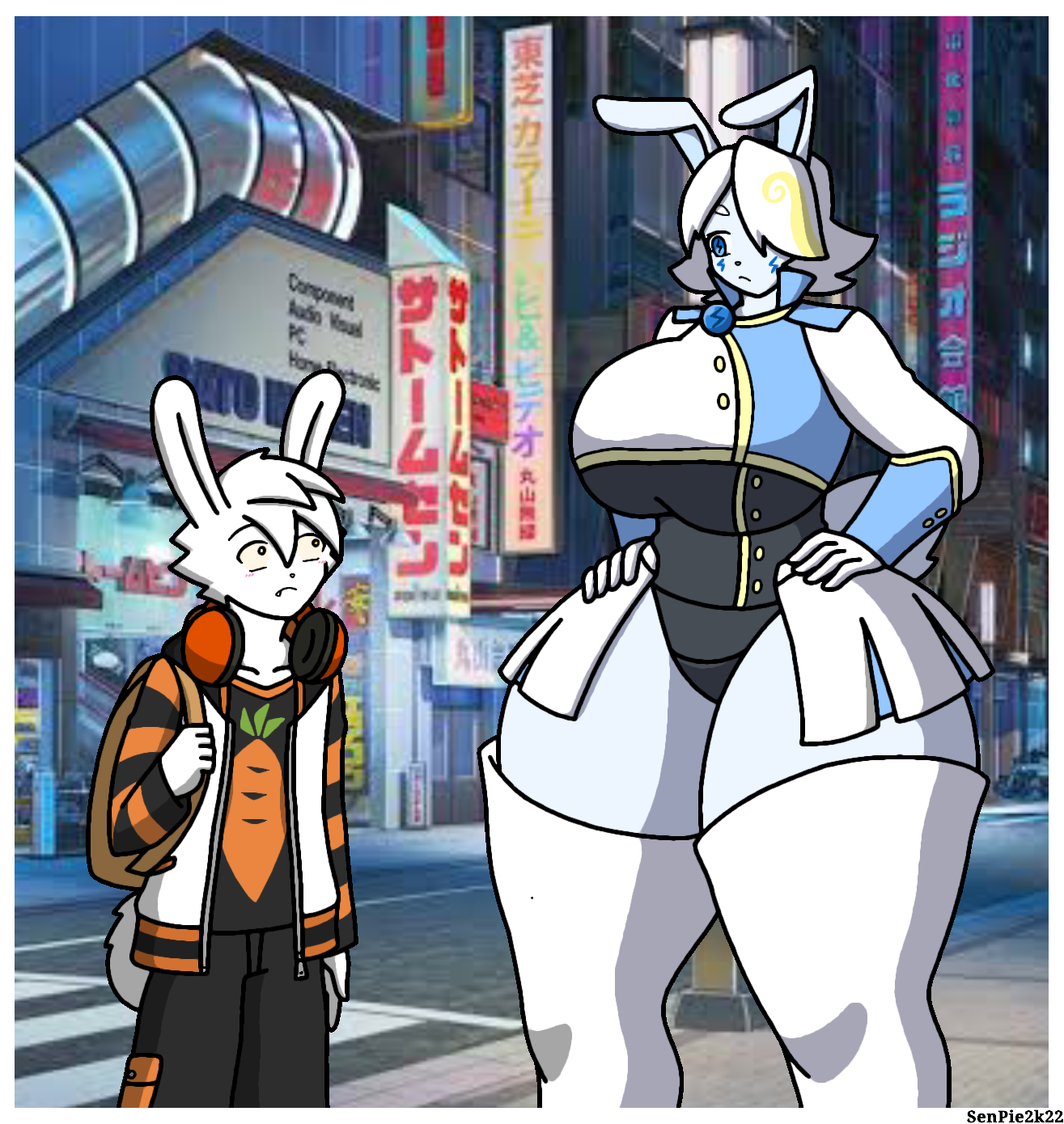 The Rabbit Boy The bunny boy meets a taller bunny by ZeroSenPie on DeviantArt