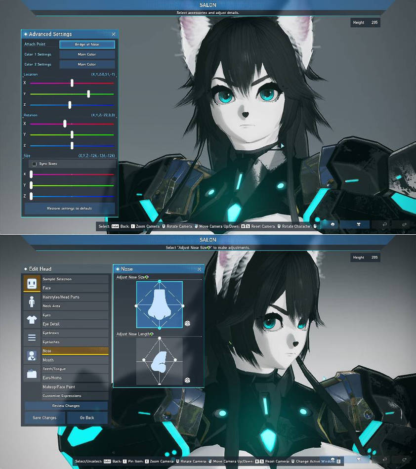 PSO2 NGS: Furry Nose Placement by ZeroSenPie on DeviantArt