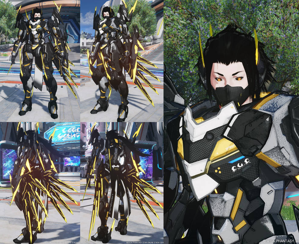 Pso2 Cell Shading PSO2 NGS maxed out cel-shade on Zechs by ZeroSenPie on DeviantArt