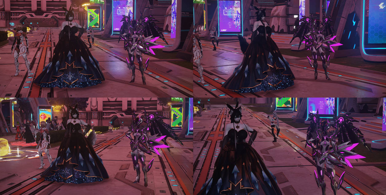 PSO2 NGS Princess Kurone and Castko Furumi by ZeroSenPie on DeviantArt