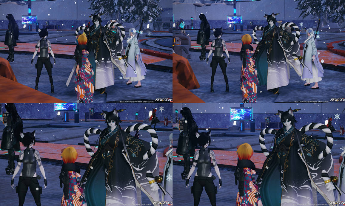 PSO2 NGS Two furry ladies by ZeroSenPie on DeviantArt