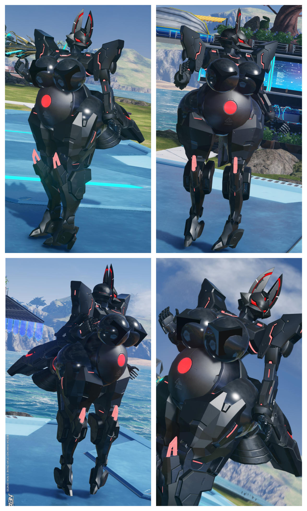 PSO2 NGS Kuro the black fox by ZeroSenPie on DeviantArt