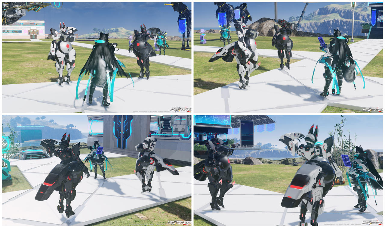 PSO2 NGS The wolf and fox twins by ZeroSenPie on DeviantArt