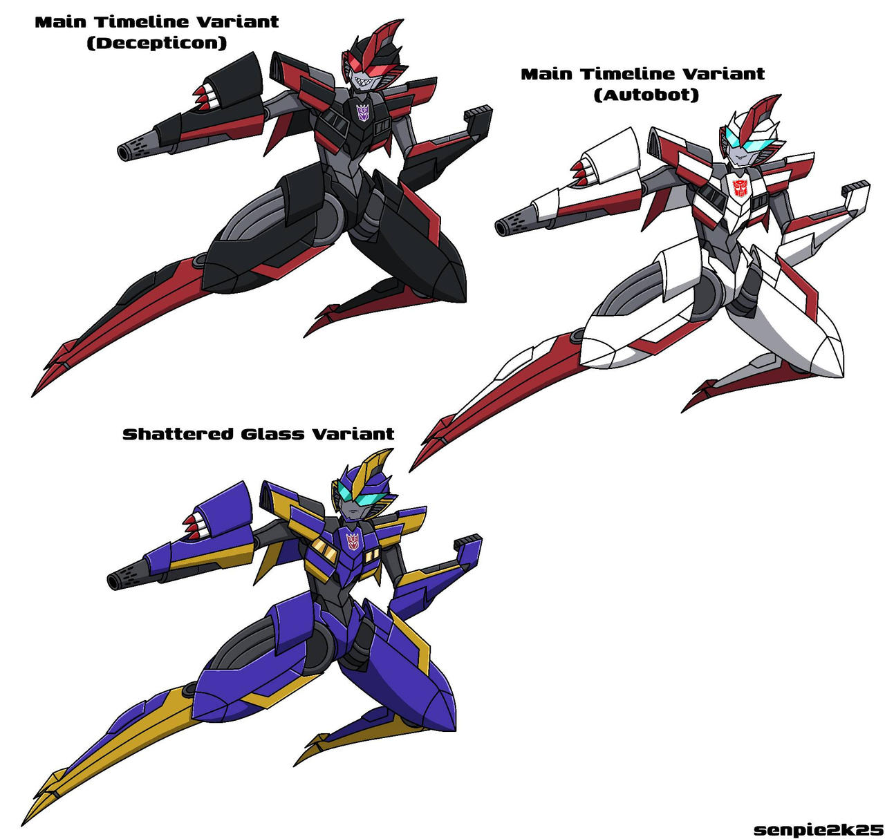Tfp Jetstream TFP Jet Strike variants by ZeroSenPie on DeviantArt