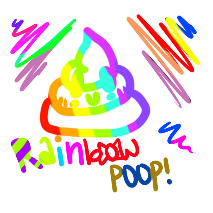 rainbow poop by bakuhetalia on DeviantArt