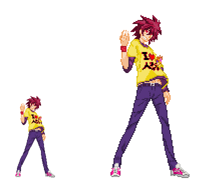 No Game No Life - Sora Pixel Art