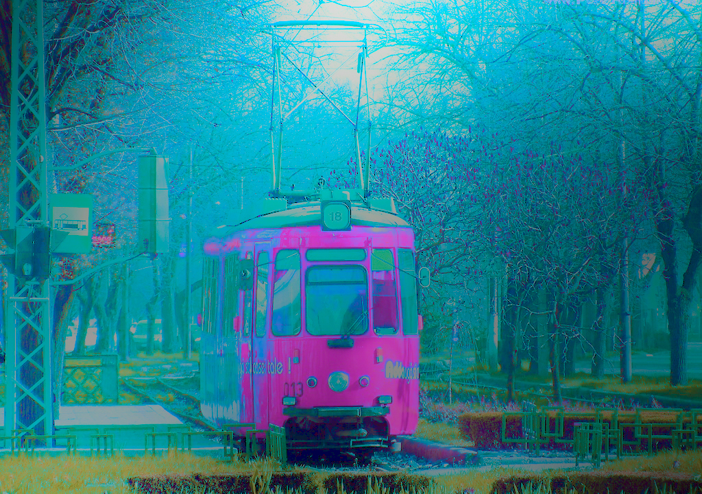 tram in Arad