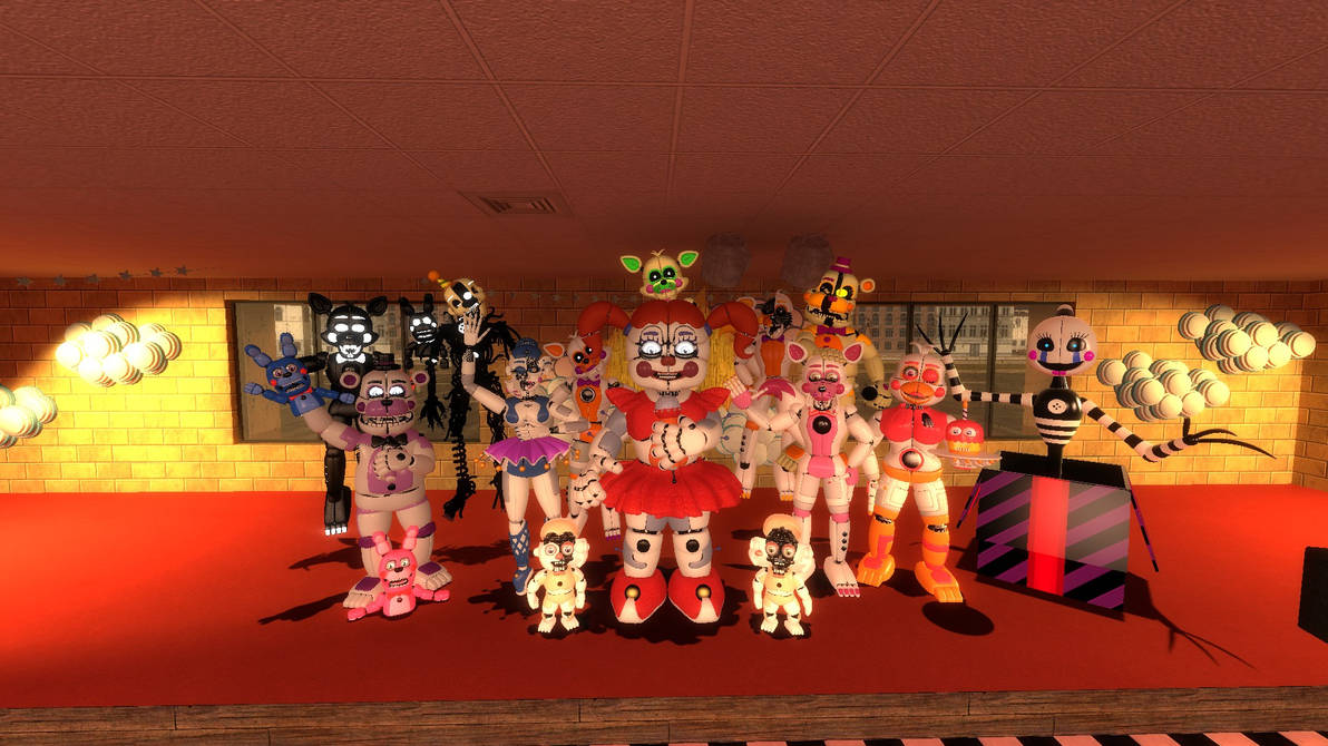 Fnaf The Sister Location Animatronics Version 2 By Devastatorst On fnaf-the-sister-location-animatronics-version-2-by-devastatorst-on