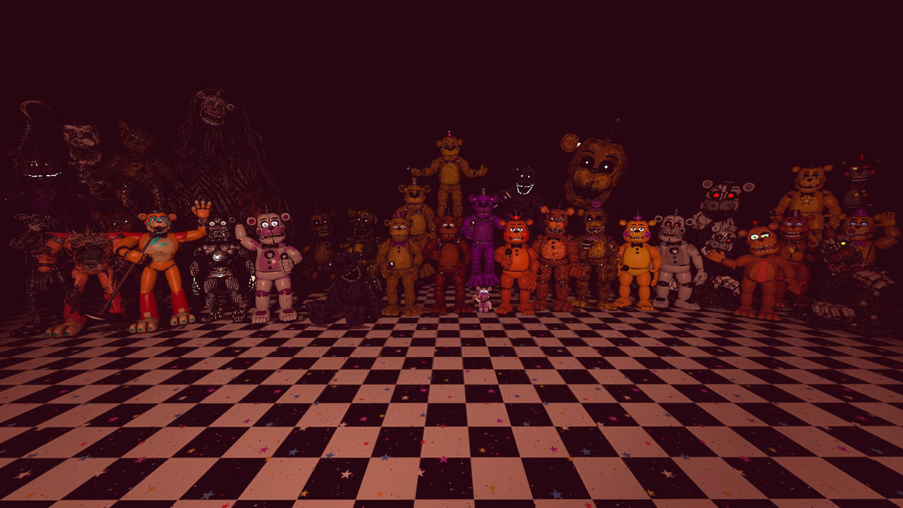 Five Nights at Freddy's Minecraft Map Remake ULTIMATE BUNDLE by 7L