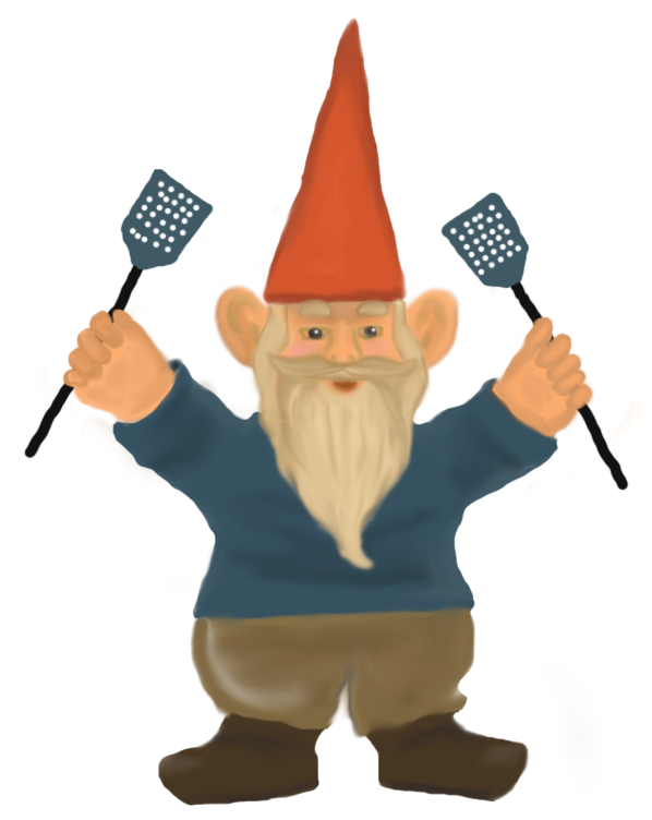 Flyswatter gnome