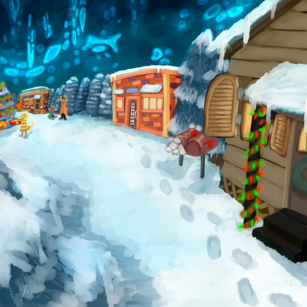 Snowdin Town By Evieebunl25 On Deviantart Snowdin Town By Evieebunl25 On Deviantart