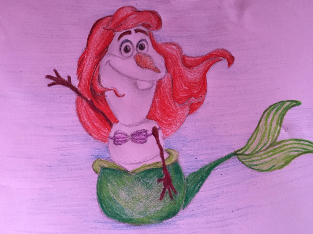 olaf dressed as disney princesses See Frozen's Olaf Re-Imagined as Disney Princesses