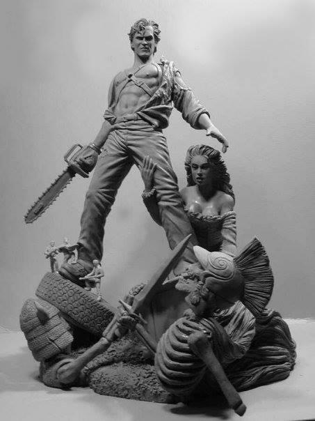 Army of Darkness 10th Anniversary statue by GabrielxMarquez