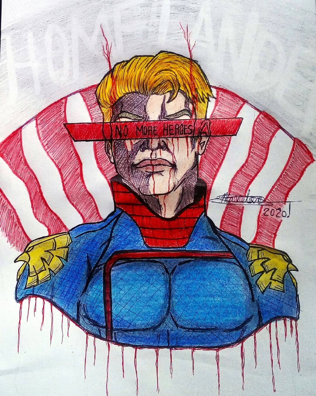 Homelander Color Pages Homelander! by KimStain on DeviantArt