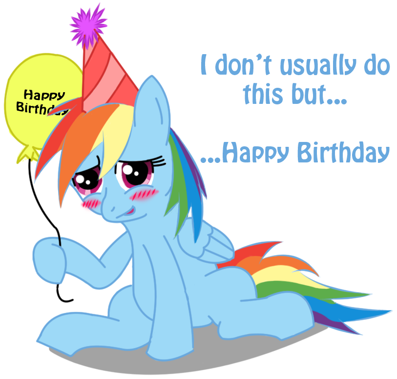 Rainbow Dash: Happy Birthday