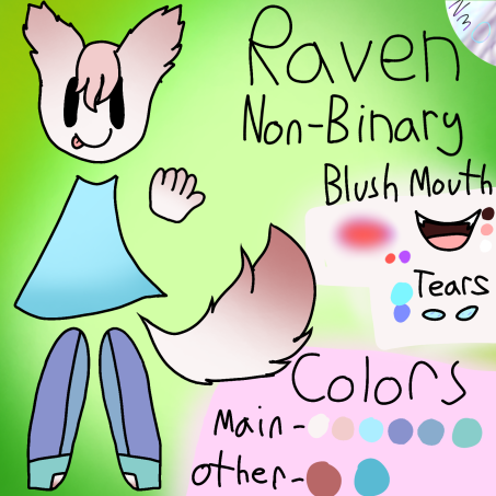 Raven Ref Sheet by RaindropRen on DeviantArt