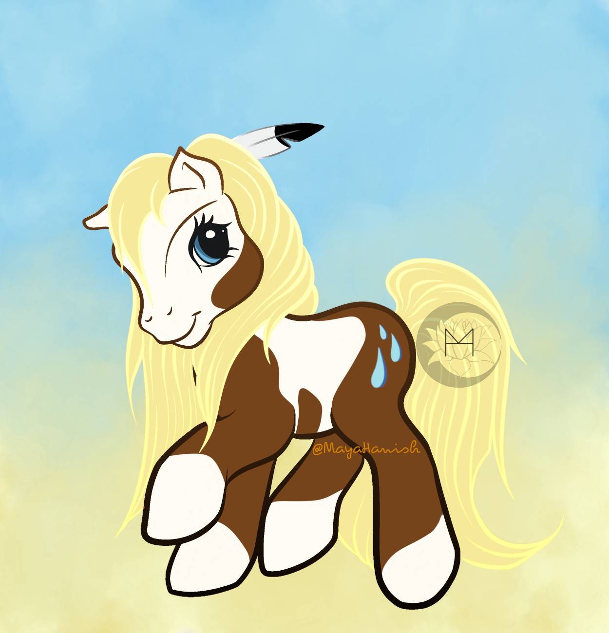 Spring Rain Mlp My Little Pony g3 Rain by MayaHanishArt on DeviantArt