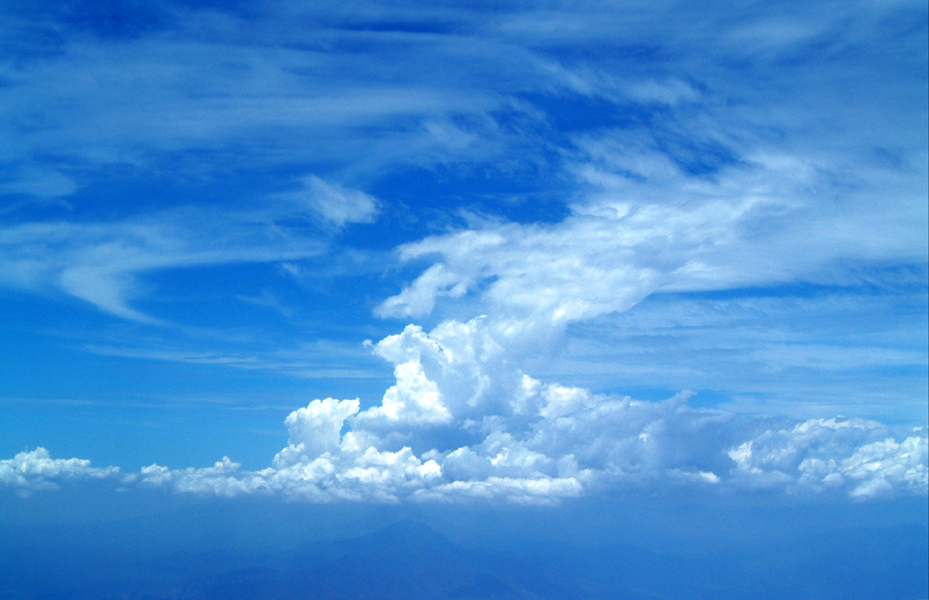 A mountain in the sky