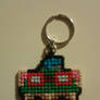 Teemo LoL Cross-stitch Keychain