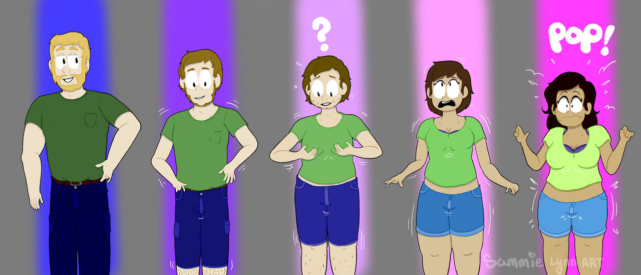 Gender Transformation Sequence By Sammilynnart On Deviantart Gender Transformation Sequence By Sammilynnart On Deviantart