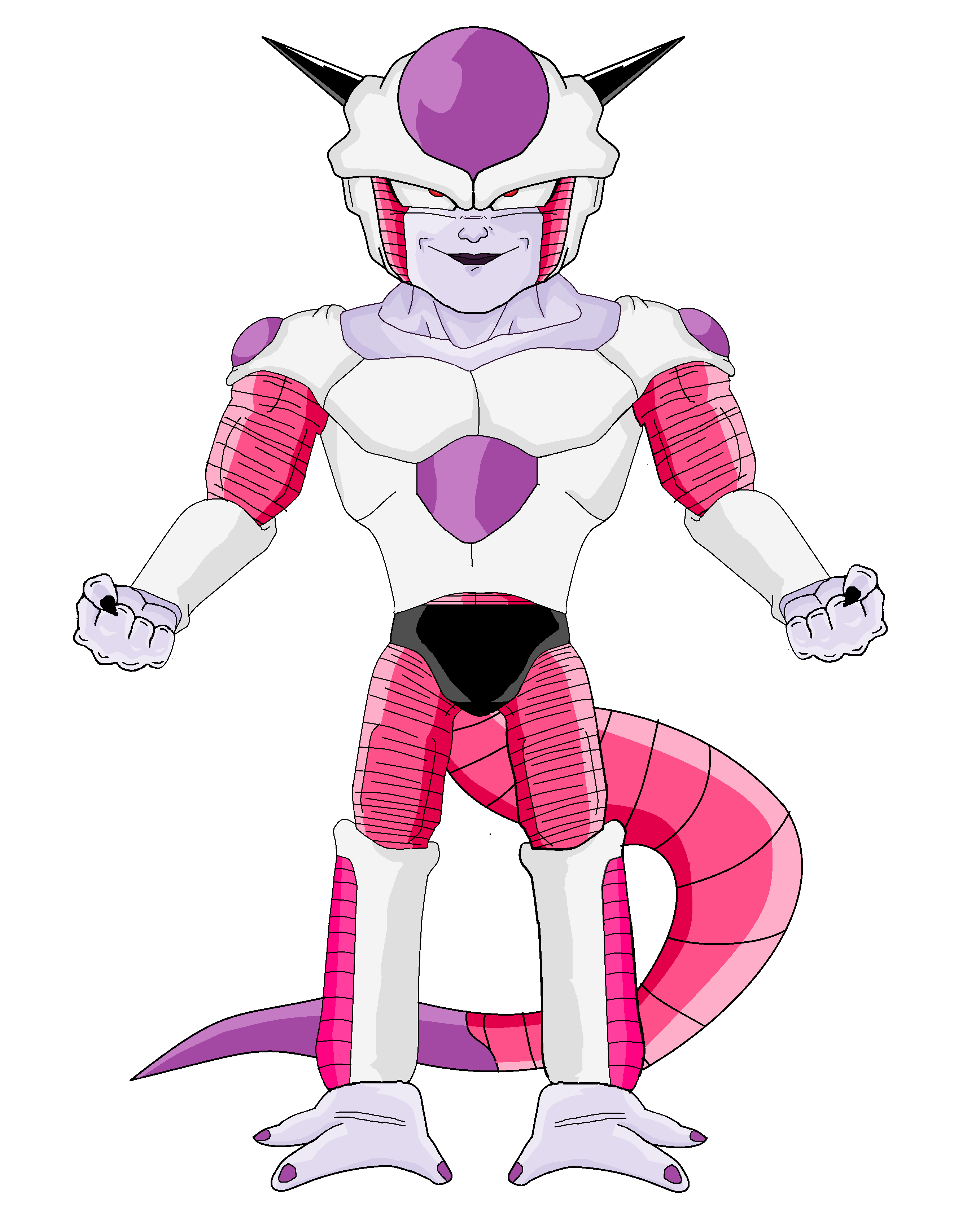 Frieza First Form without Armor by LordFr1eza9000 on DeviantArt