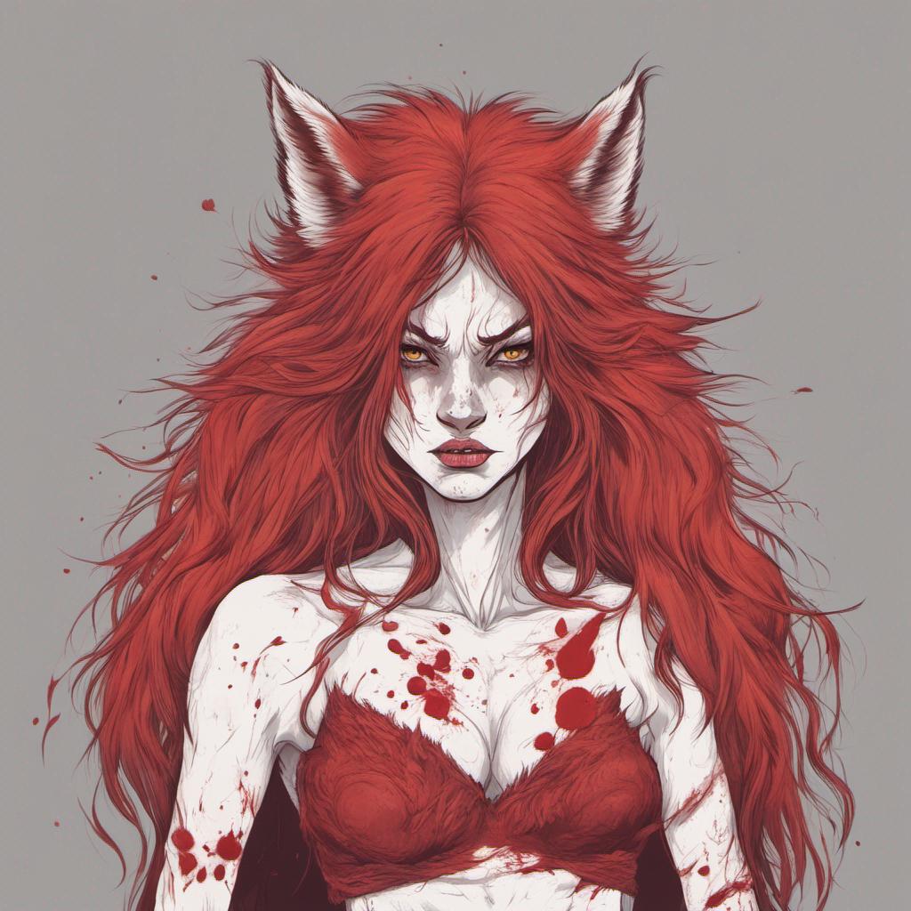 Female werewolf by kaasgeel on DeviantArt