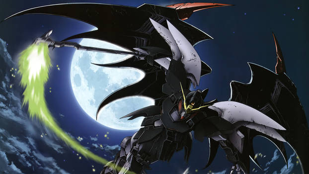 Deathscythe Hell Gundam 4K Wallpaper