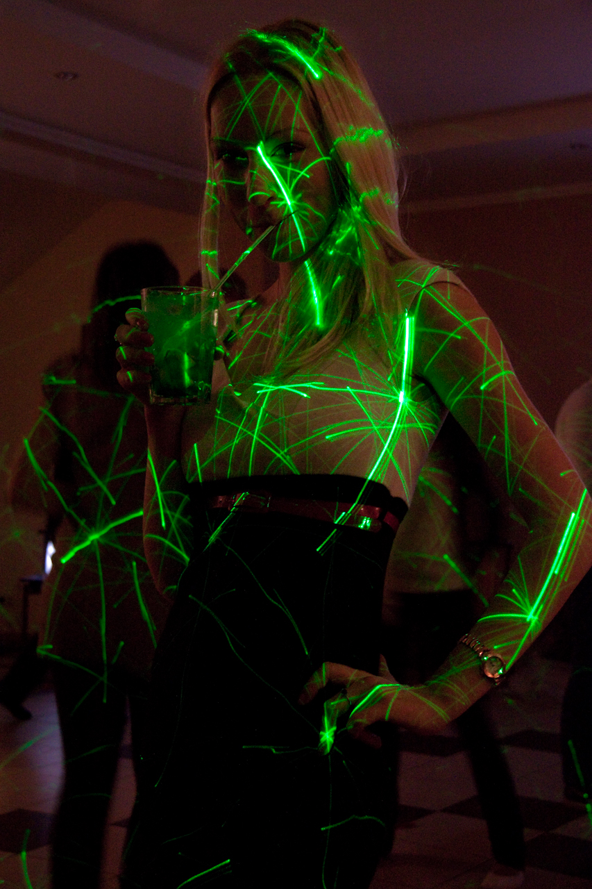 Laser girl