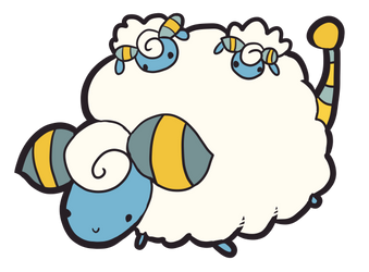 Mareep Sheep by Kingtankone