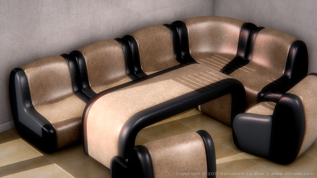 Leather Sofa Set I v3 by SLB81