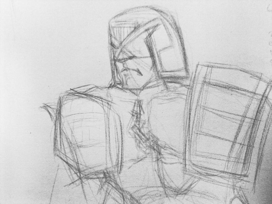 Dredd sketch 9.6.2012