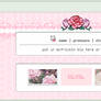 pink rose custom box