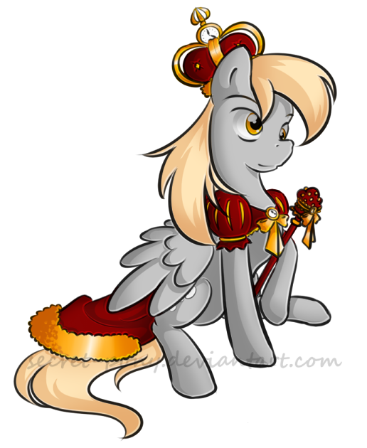 Dimpy Queen Queen Derpy by secret-pony on DeviantArt