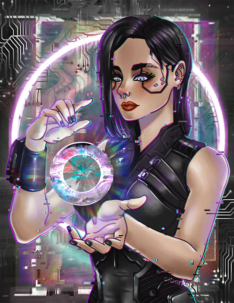 Ciberpunk 2077 - Netrunner by ciberkat on DeviantArt