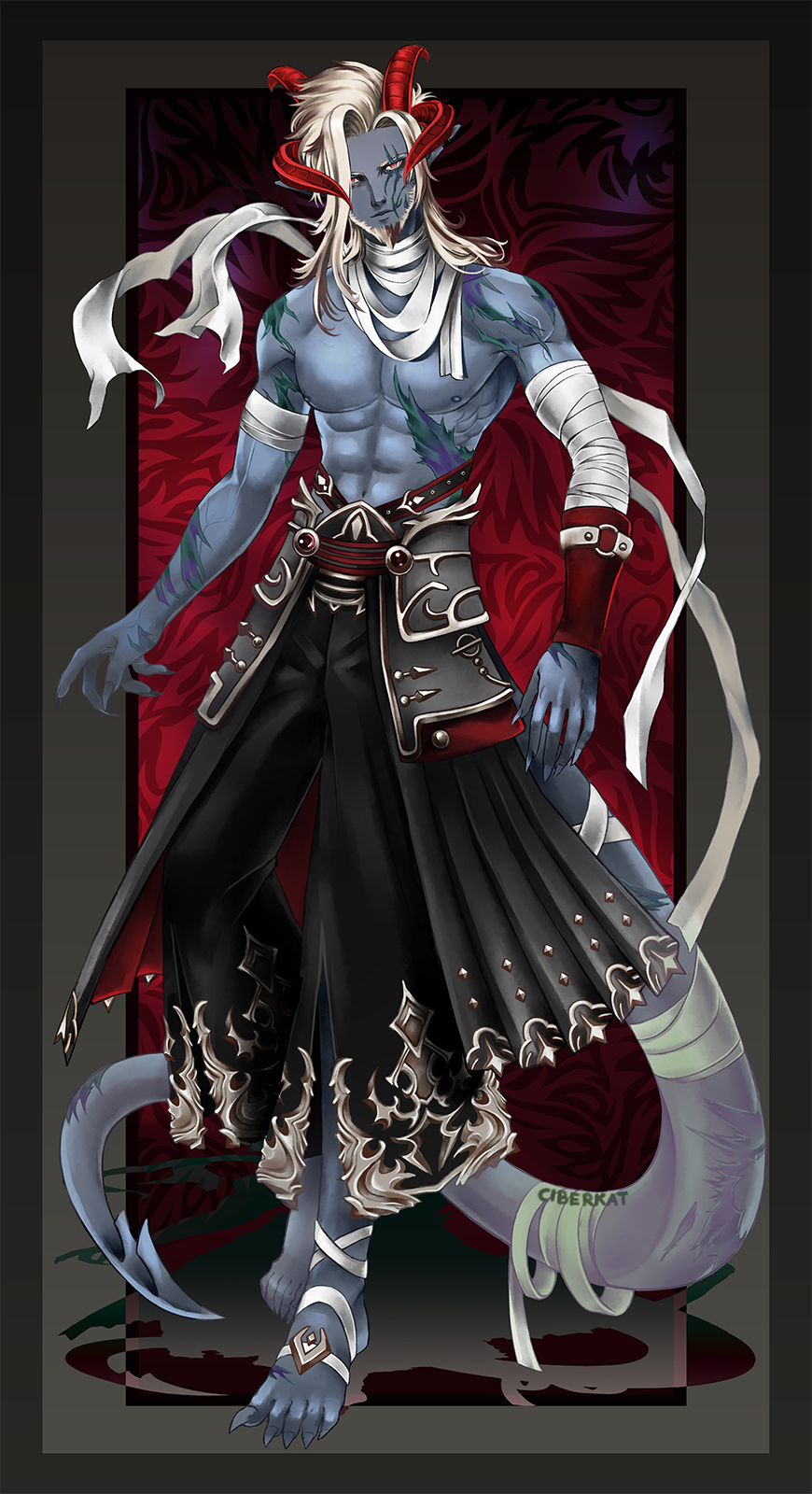 Body Ringed Man Deviantart Full Body Commission By ciberkat by ciberkat on DeviantArt