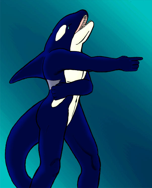 Adhd Orca Anthro Orca Colored by KiyaraSabel on DeviantArt