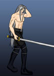 Sephiroth art-trade colored by KiyaraSabel