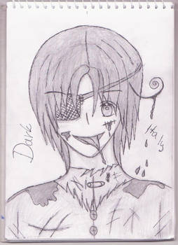 Random Drawing ~ Dark Italy (Dark!Hetalia)